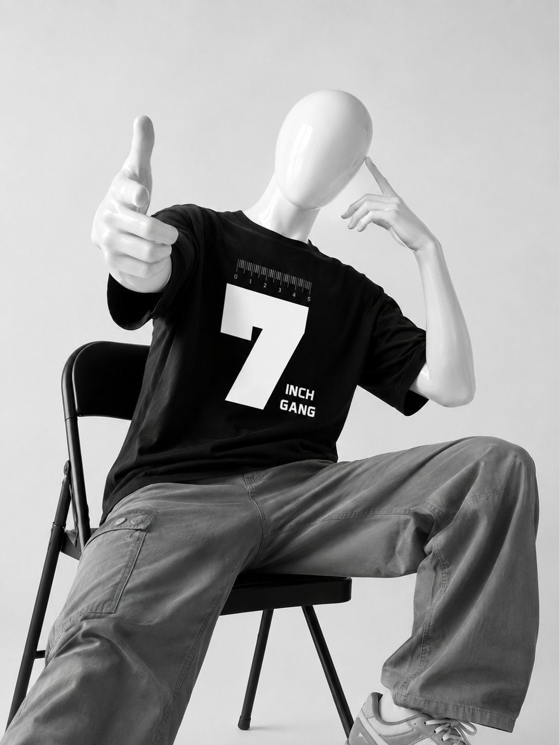 7 INCH GANG CRZYFUSS OVERSIZED COTTON T SHIRT