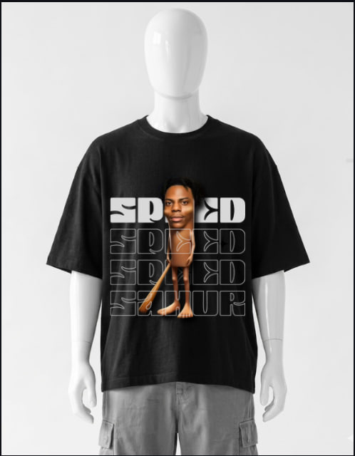 speed speed speen sahur crazyfuss ovesized cotton t shirt men