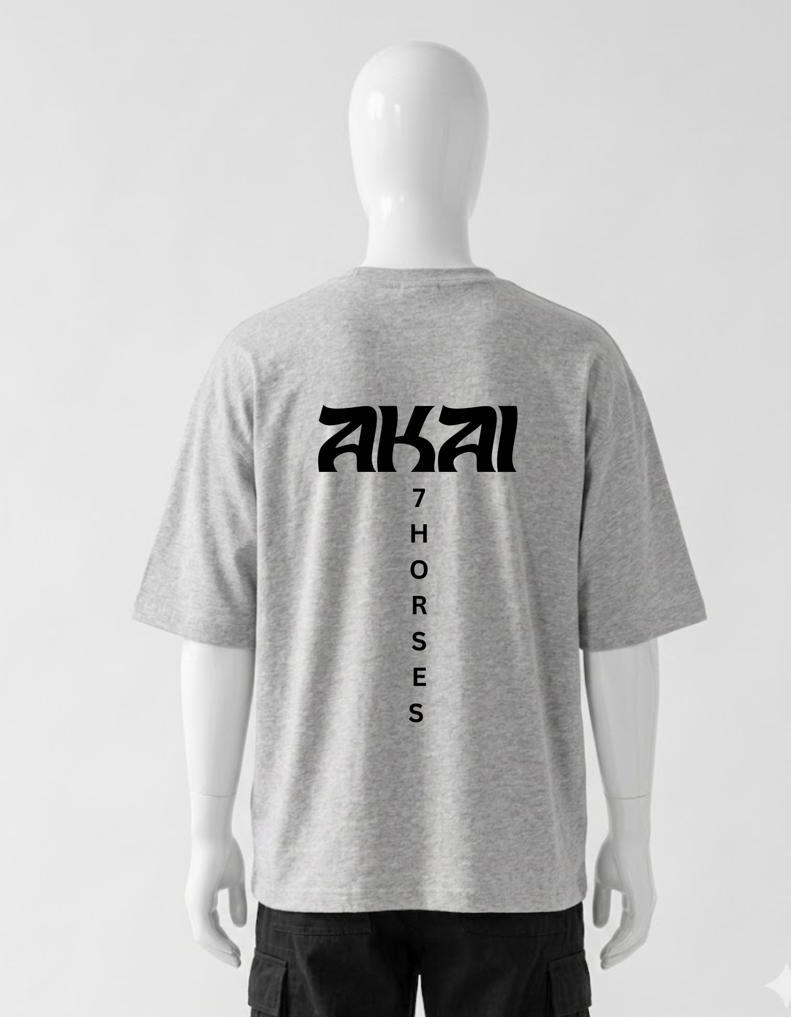 AKAI CRAZYFUSS OVERSIZED COTTON T SHIRT MEN — alternate view