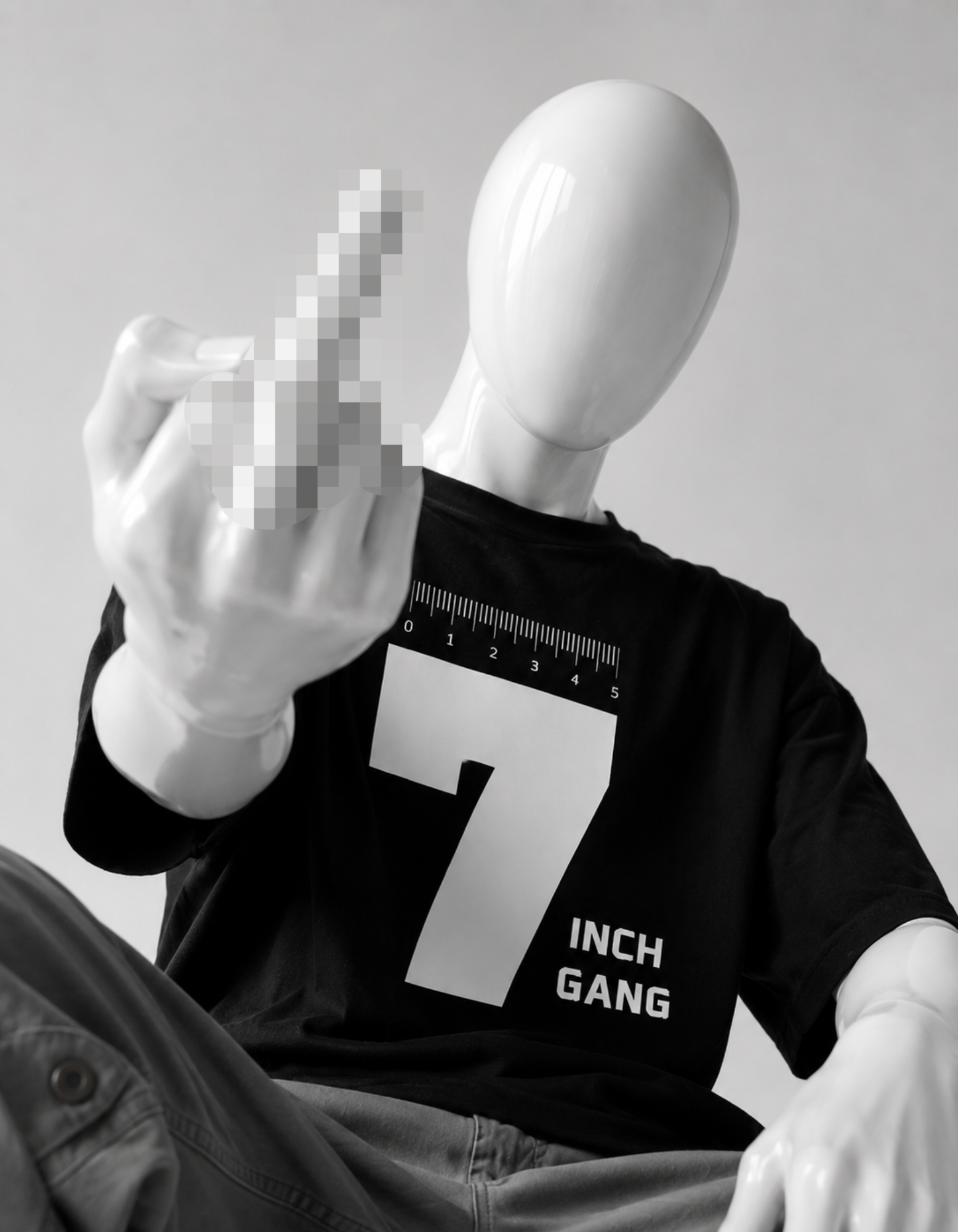 7 INCH GANG CRZYFUSS OVERSIZED COTTON T SHIRT
